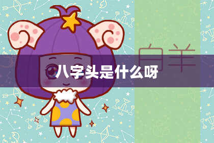 八字头是什么呀