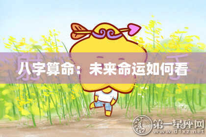 八字算命：未来命运如何看