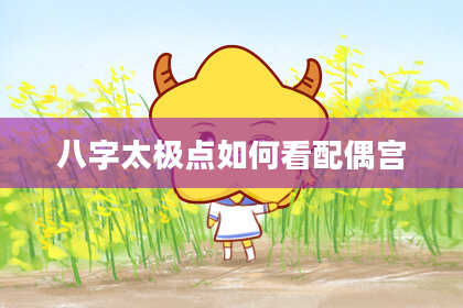 八字太极点如何看配偶宫