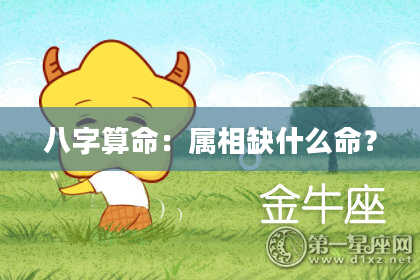 八字算命：属相缺什么命？