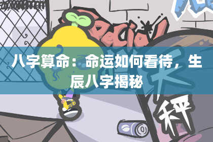 八字算命：命运如何看待，生辰八字揭秘