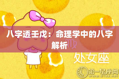 八字透壬戊：命理学中的八字解析