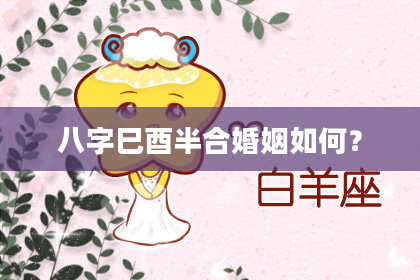 八字巳酉半合婚姻如何?