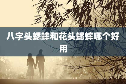 八字头蟋蟀和花头蟋蟀哪个好用