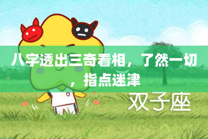 八字透出三奇看相，了然一切，指点迷津