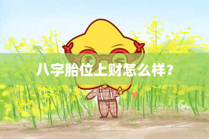 八字胎位上财怎么样？