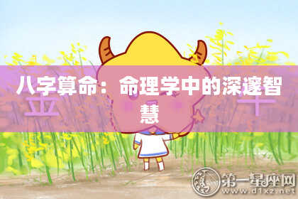 八字算命：命理学中的深邃智慧