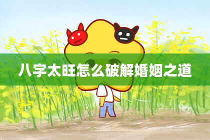 八字太旺怎么破解婚姻之道