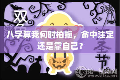 八字算我何时拍拖,命中注定还是靠自己?
