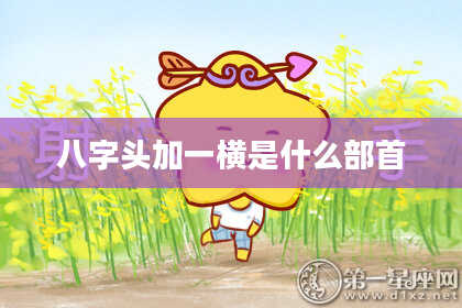 八字头加一横是什么部首