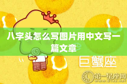 八字头怎么写图片用中文写一篇文章