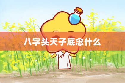 八字头天子底念什么