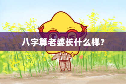 八字算老婆长什么样?