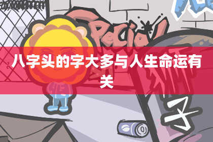 八字头的字大多与人生命运有关