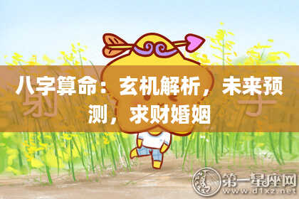 八字算命：玄机解析，未来预测，求财婚姻
