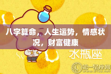 八字算命,人生运势,情感状况,财富健康