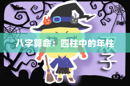 八字算命：四柱中的年柱