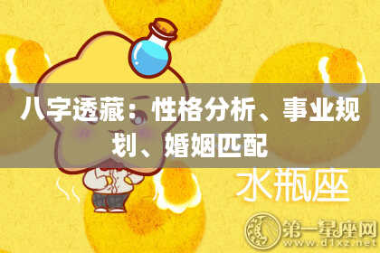 八字透藏：性格分析、事业规划、婚姻匹配