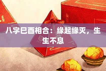 八字巳酉相合:缘起缘灭,生生不息