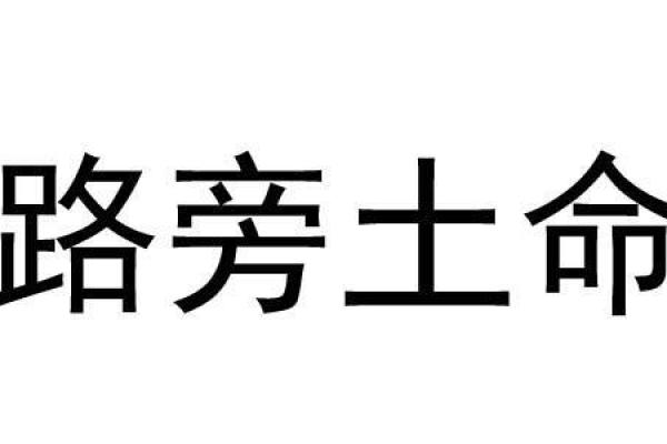 路旁土命与六种命格的合婚指南