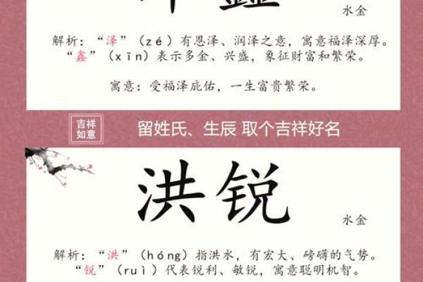 名字中寓意“好男人”的吉祥字为何如此重要？