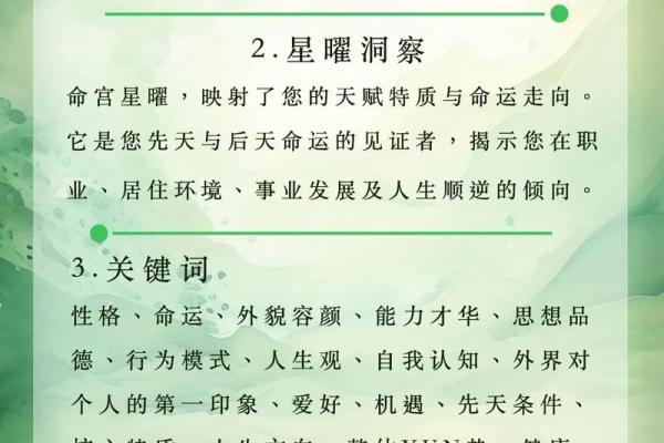 揭开命理学中的命宫之谜：探索命宫对人生轨迹的影响