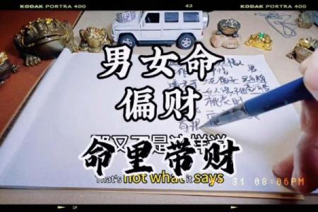 男命偏财多，如何选择合适女命，助你财运亨通！