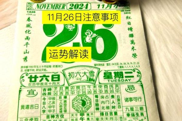 探索农历11月26日出生的命运特征与人生智慧