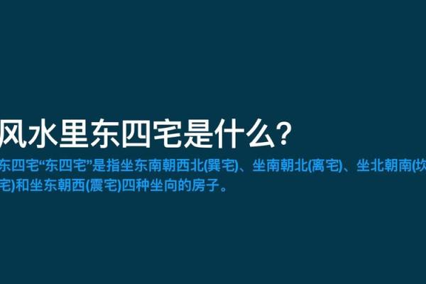 掌握离命东四命的奥秘：生活中的那些不可忽视的细节